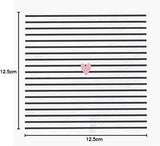 Grafik Werkstatt servetter med ordspråk 20 bitar 25 cm X 25 cm svart och vitt hjärta (paket med 2)