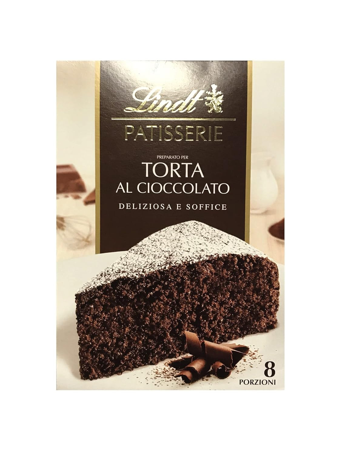 Lindt & Sprüngli Feines Backen Kuchenmischung, Backmischung, 8 Portionen, Lactosefrei, 400 G Blandning för bakning och matlagning Naty Shop Schokoladenkuchen
