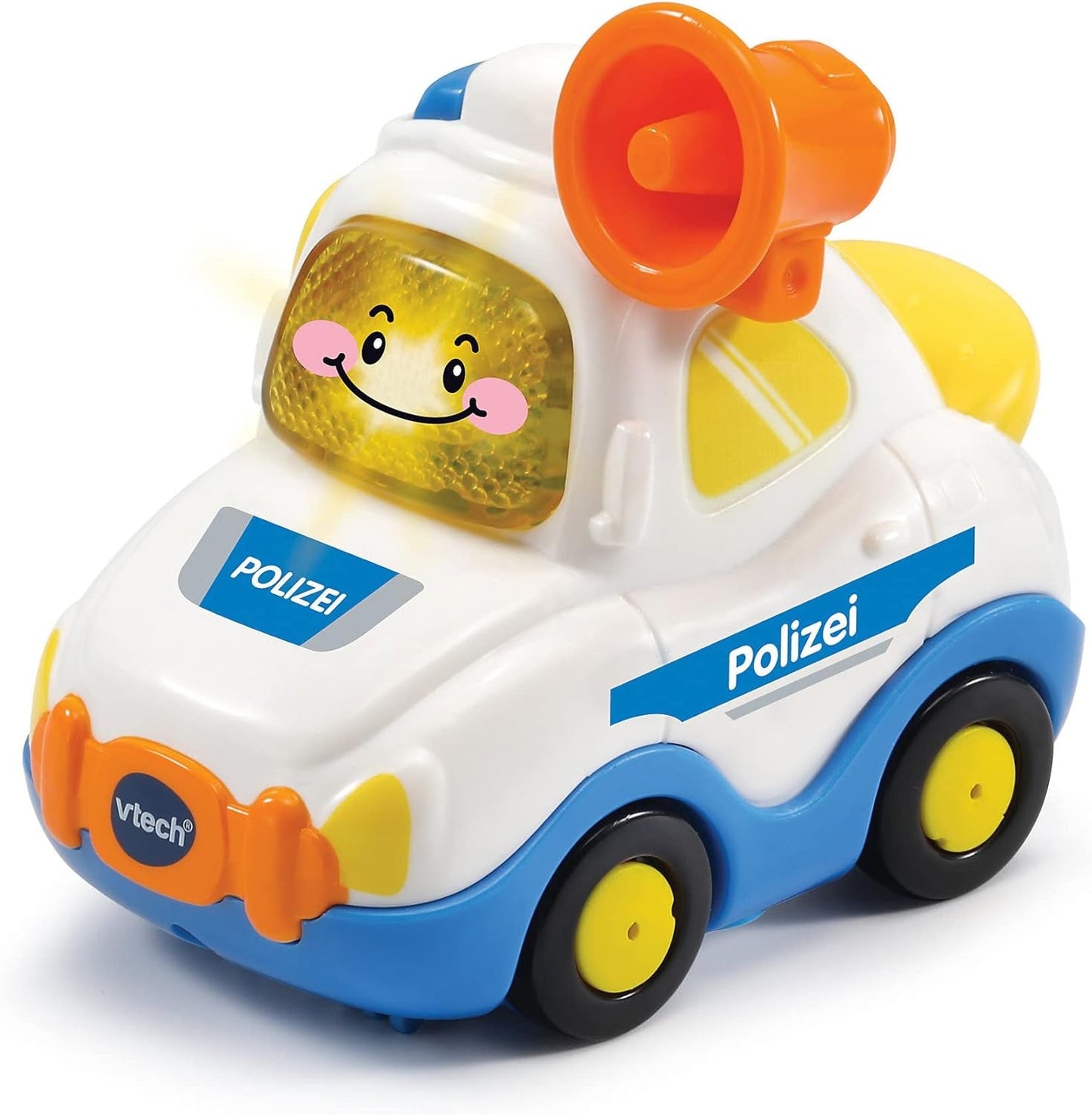 Vtech TUT TUT Baby Flitzer - Polis - För 1-5 år & TUT TUT Baby Flitzer - Brandbil - Leksaksbil med musik, ljusknapp, meningar och intressanta ljud - För 1-5 år Baby Toys Naty Shop