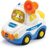 Vtech TUT TUT Baby Flitzer - Polis - För 1-5 år & TUT TUT Baby Flitzer - Brandbil - Leksaksbil med musik, ljusknapp, meningar och intressanta ljud - För 1-5 år Baby Toys Naty Shop