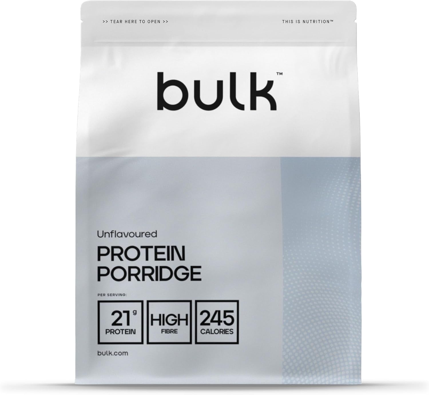 Komplett proteinhavregryn, bulk, högproteinhavregryn, vassle, fiberrik, proteingröt, smaklös, 1 kg