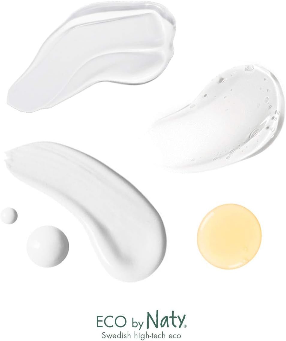 Eco by Naty, badskum för barn, ekologiska växtbaserade ingredienser med 0% doft, allergivänliga och dermatologiskt testad, 200 ml flaska Barn - Bath and Skincare Naty Shop