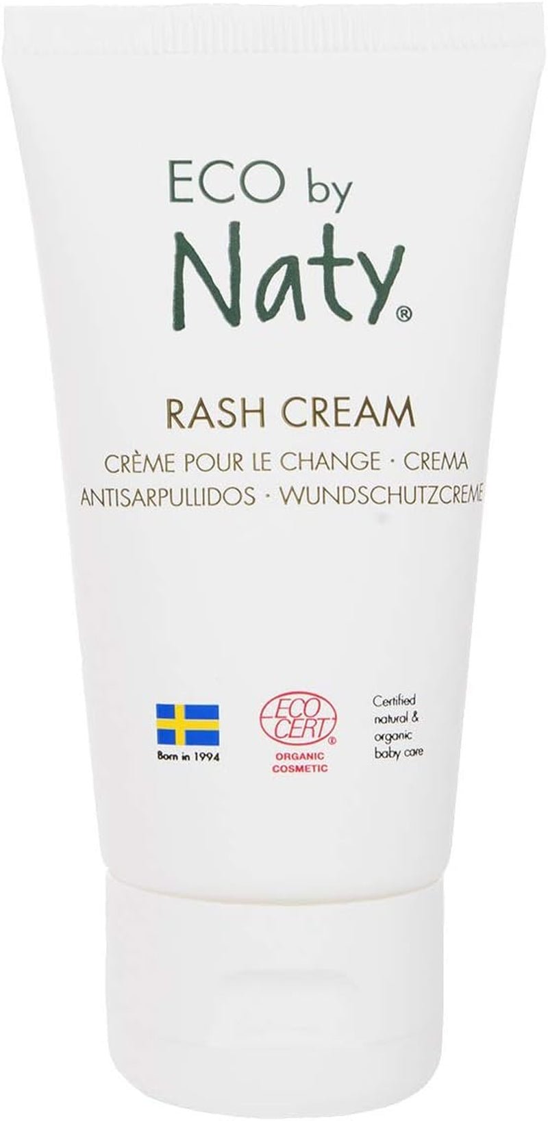 Eco by Naty, sårsalva för bebisar, ekologiska växtbaserade ingredienser med 0% doft, hypoallergen och dermatologiskt testad, tub 50 ml Barn - Bad och hudvård Naty Shop Salva för barn