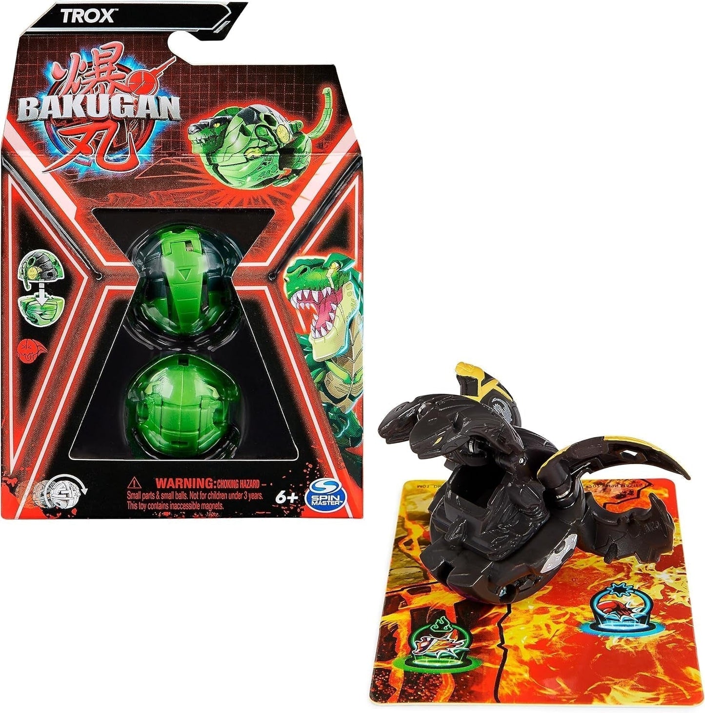 Bakugan 3.0 Core Ball 1-pack, anpassningsbar actionfigur med samlarkort, olika varianter, för barn 6+ actionfigurer Naty Shop Ys/M