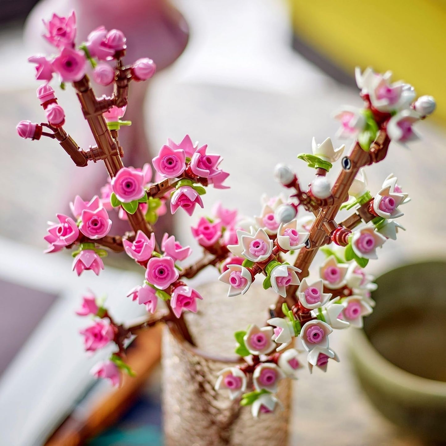 LEGO Botanicals Cherry Blossoms - Konstgjorda blommor att bygga - Skrivbordsdekorationer för barn - Blombukett för visning - Present för kvinnor och män från 8 år - Botany Collection 40725 Byggset Besuche den LEGO-Store