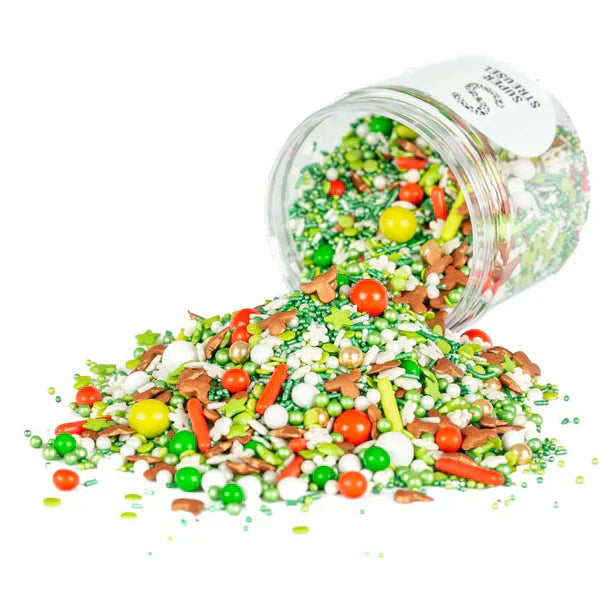 Super Streusel Hohoho Sprinkles Christmas - Festlig dekoration för läckra kakor 90 G