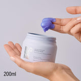 Schwarzkopf Professional BLONDME Bond Repair Purple Mask Mask för kallt hår Neutraliserar gula toner för färgat, blekt och ljust hår Djupvårdande och stärkande 200 ml Hårmask Naty Shop