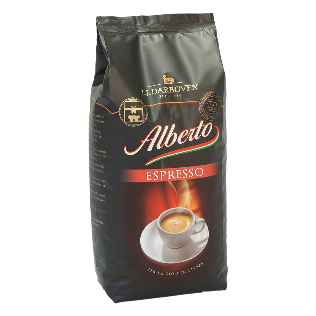 8 x Darboven Alberto Espresso espressobönor 1 kg