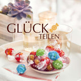 Lindt Choklad | Diverse väska LINDOR silver | 1 kg påse | 80 smält-i-munnen mjölkchokladbollar, 70 %, saltad kola och dubbelchokladsmaker | Gåva av choklad att dela