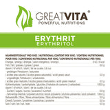Greatvita Erythritol 1000 G | Kalorienfreie Süßungsmittel & Zucker-Alternative | Zahnfreundlich, Gut Löslich & Glutenfrei | Ideal Für Getränke, Desserter & Baken Sweeteners Naty Shop