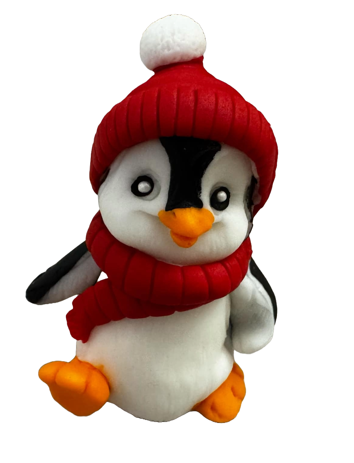 Ätsockerdekoration, Winter Penguin Sugar Paste Decorations Naty Shop