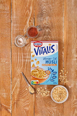 Dr. Oetker Vitalis Less Sweet Crunchy Pure: Crunchy müsli med 30 % mindre socker, 5-pack (5 x 600g)
