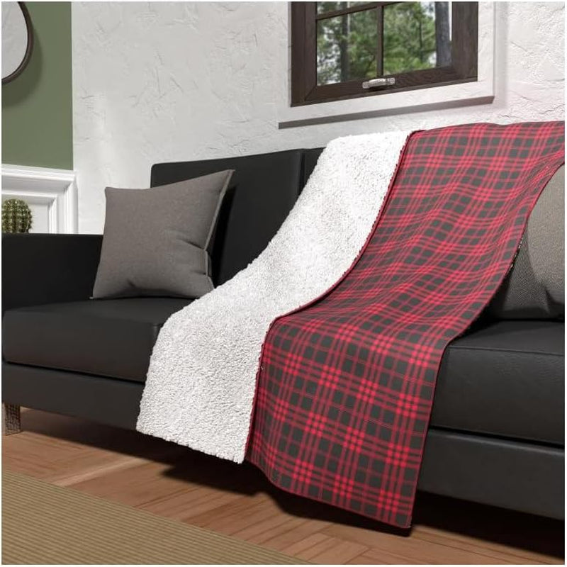 Soleil D'Ocre Pläd, Röd, 120 X 160 Cm Täcken och täcken Naty Shop