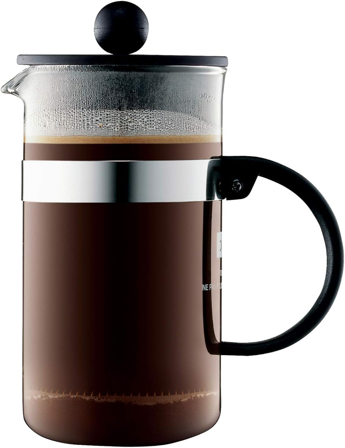 Bodum kaffebryggare 1582-01 bistroNOUVEAU (French Press-system, tål diskmaskin), 1,5 liter, svart