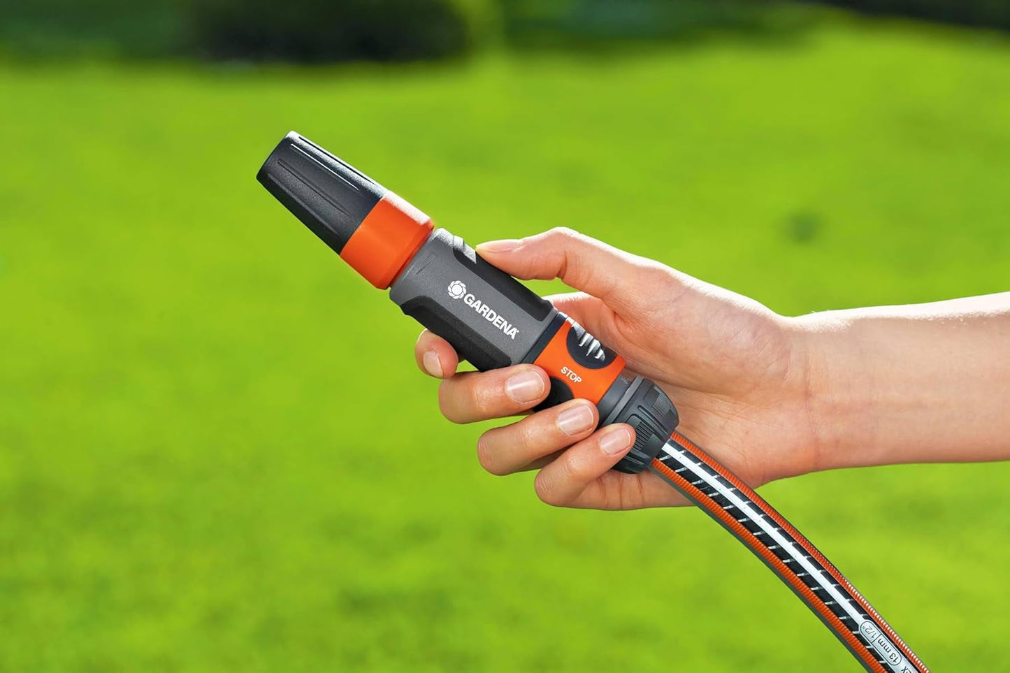 Gardena sprayset för 13 mm (1/2 tum) och 15 mm (5/8 tum) slangar: Rengöringssprayset med Aquastop för snabbt byte av anslutning (18288-20)