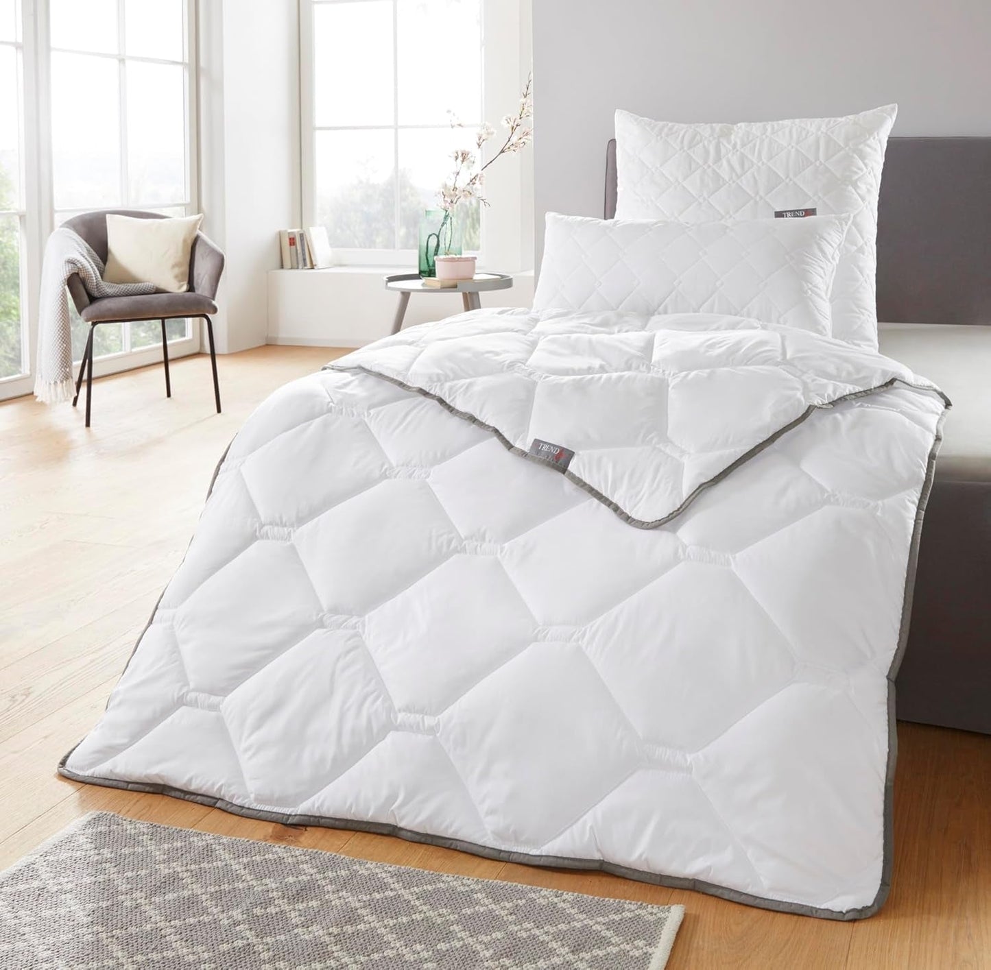 Badenia Trendline Micro Kokbeständig, lättviktstäcke för sommaren, maskintvättbar upp till 95 grader, 135 X 200 cm, Oeko-Tex-certifierad, tillverkad i Tyskland Täcken och täcken Naty Shop