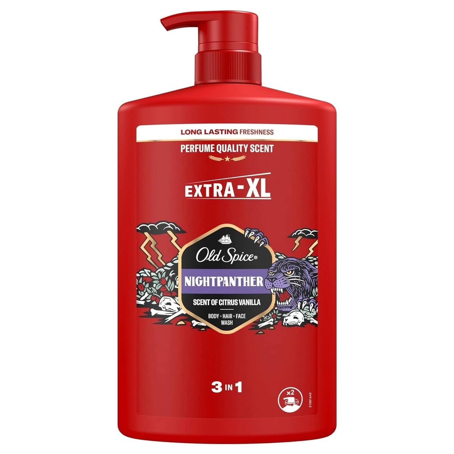 Old Spice Captain 3-i-1 duschgel och schampo för män, 1 liter dusch och bad Naty Shop Nightpanter