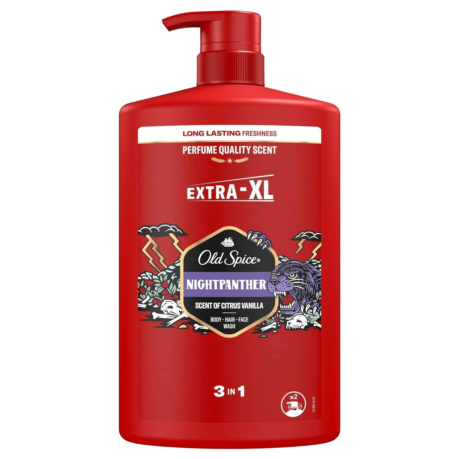 Old Spice Captain 3-i-1 duschgel och schampo för män, 1 liter dusch och bad Naty Shop Nightpanter