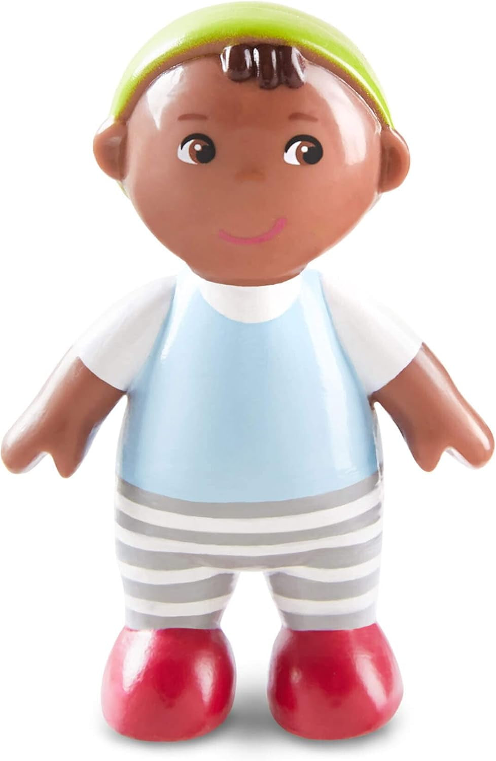 HABA 306696 - Little Friends Family Time Playset, flexibla docktillbehör, åldrar 3+