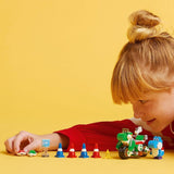 LEGO Super Mario: Mario Kart - Yoshi Bike, Nintendo Adventure Collectible Set, Present för barn, pojkar, tjejer och spelare 7+, Yoshi Figure Collection Set 72031 Byggset Besuche den LEGO-Store