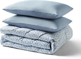 Night Lark Coverless Duvet Super King 6 Tog Vårsommar - Abstrakta vågor. Supermjuk, bekväm och lätt filt. Maskintvättbar och snabbtorkande, allt i ett vändbart örngottset Naty Shop täcken och täcken