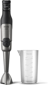 Philips 5000-Serie Stabmixer - 1200W Leistung. Promix-teknik. Led Geschwindigkeitsanzeiger. Stufenlose Geschwindigkeitseinstellung. Kompakt design. Leicht Zu Reinigen. Schwarz (HR2681/00) Kitchen Naty Shop