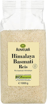 Ekologiskt Himalaya vitt Basmatiris, 1 kg