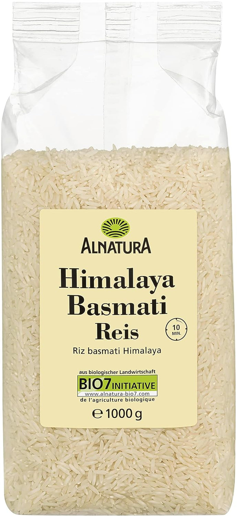 Ekologiskt Himalaya vitt Basmatiris, 1 kg