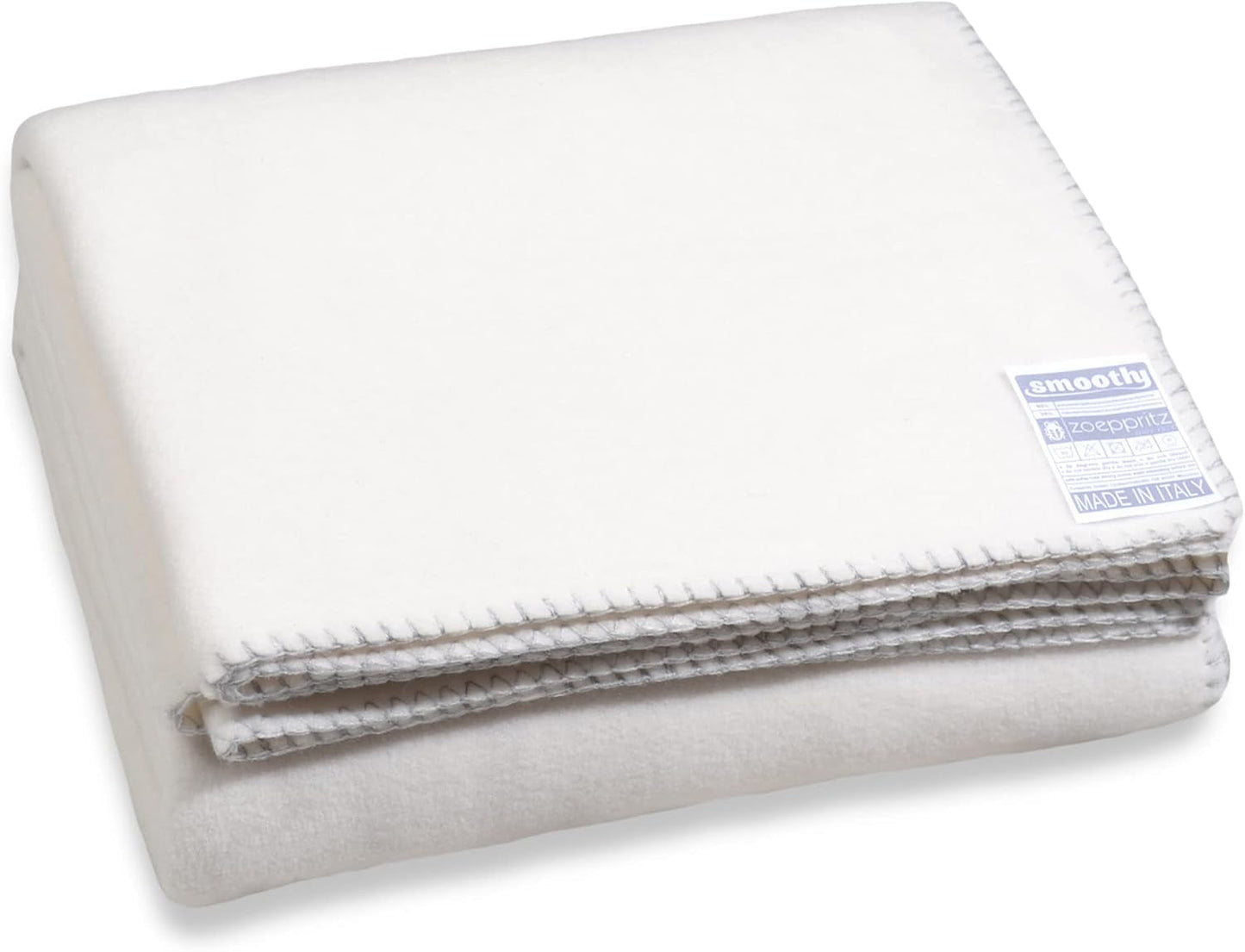 Zoepritz sedan 1828 Smidig fleecefilt - Fluffig bekväm polarfleecefilt - Vegansk - 140X190Cm - 010 Off-White, 010 Offwhite Zoepritz Sedan 1828 Sängar och täcken Ljusvita 140X190Cm