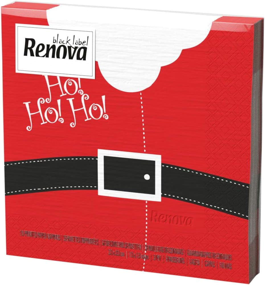 Renova pappersservetter, jul, 20 stycken, 110 G
