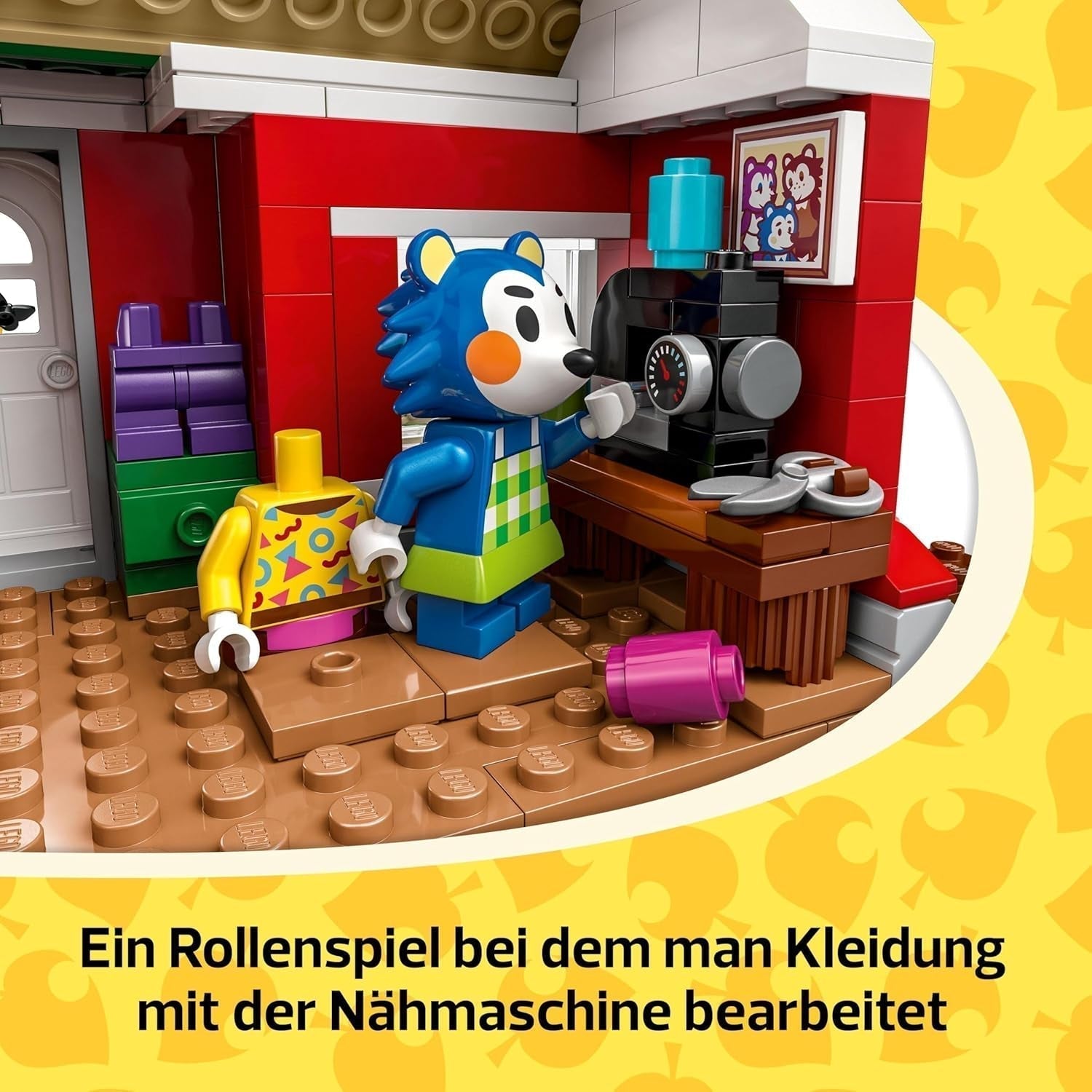 LEGO Animal Crossing Skräddarsystrar Kreativt rollspel Byggset, present till flickor, pojkar och tv-spelsfans i åldrarna 6+, äventyrslekset 77055 Byggset Besuche den LEGO-Store