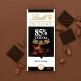 Lindt Choklad | Bar EXCELLENS 85 % kakao | 100g | Extra mörk choklad | Vegansk chokladkaka