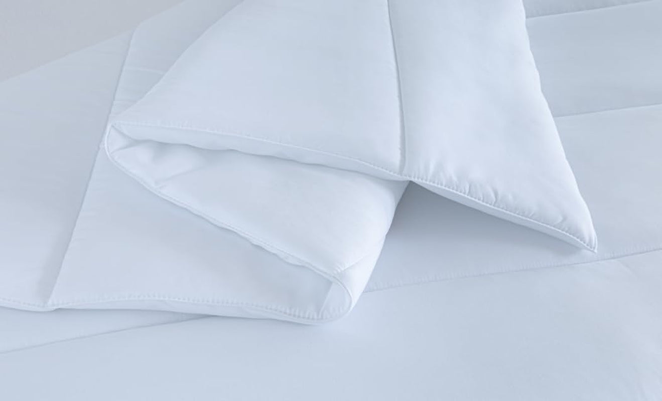 Todocama Quilt, 3002 Fiber Quilt, Bittåligt, Höst-Vinter, 300 G/M², Vit (alla storlekar tillgängliga) (Sängar 135/140/150-220 X 220 Cm) Täcken och täcken Naty Shop