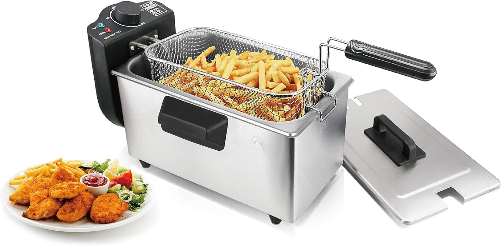 Oljefritös Emerio 3.0L med Cold Zone-teknik, 2000 W Vitvaror Naty Shop