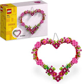 LEGO hjärtdekorationsset, byggleksak för barn, flickor och pojkar från 9 år, barnrumsdekorationer eller väggtillbehör, presentidé för alla hjärtans dag, mors dag eller födelsedag 40638 Byggset Beuche den LEGO-Store Standardtitel