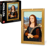 LEGO Art Mona Lisa, Vuxenset, Leonardo Da Vinci-målning för att hänga, Kreativ aktivitet för män och kvinnor, Present för konstälskare, Italiensk renässanskonst 31213 Byggset Besuche den LEGO-Store Standardtitel
