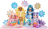 Rainbow High Winter Wonderland - Skyler (blå) - 28 cm Hidden Magic Water Accumulating Snow Fashion Docka med Snowman Set, lämplig för 4-12 år gamla barn och samlare Naty Shop Dolls