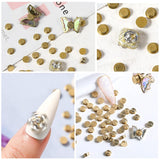 Nail Art Roterande Charm, 20 Stück Spinning Nail Charms Nail Art Roterande Bearing Für Nail Art Design DIY Crafting Schmuck Zubehör
