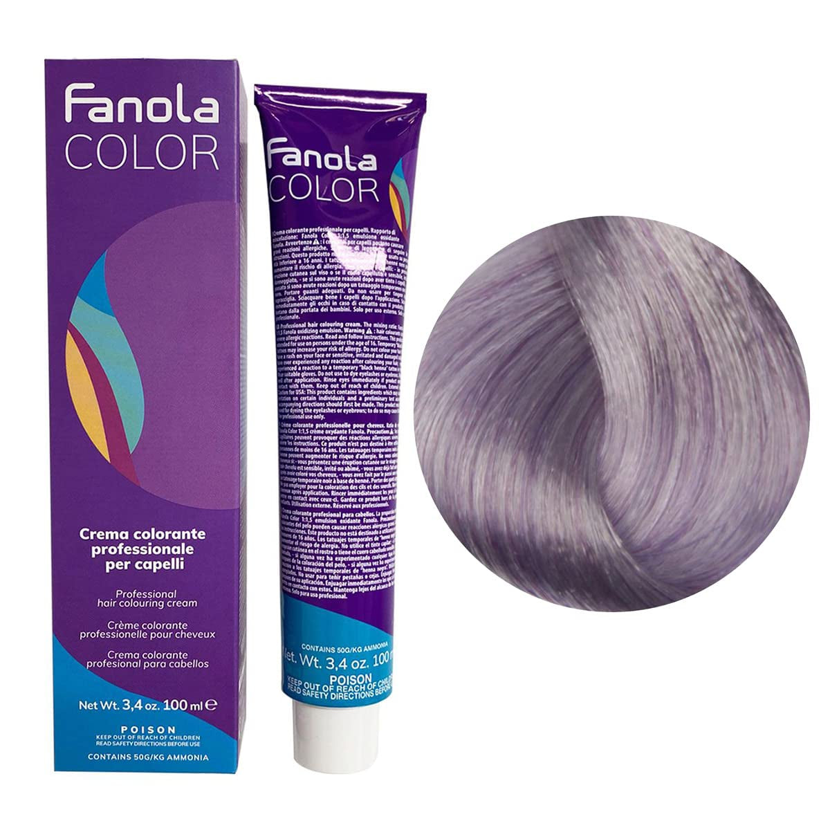 Fanola crema colore Färgkräm 7.0 Blond, 100 ml