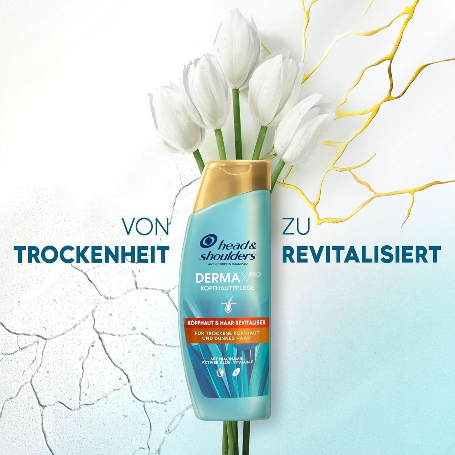 Derma X Revitalizing Shampoo, Head & Shoulders, 250 ml dusch och bad Naty Shop