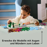 LEGO Classic Creative Dinosaurs Byggset med djurmodeller och figurer gjorda av klossar, fantasifull lekupplevelse, present till pojkar och flickor 5 år gamla, inklusive T.Rex och Triceratops 11041 Byggset Besuche den LEGO-Store