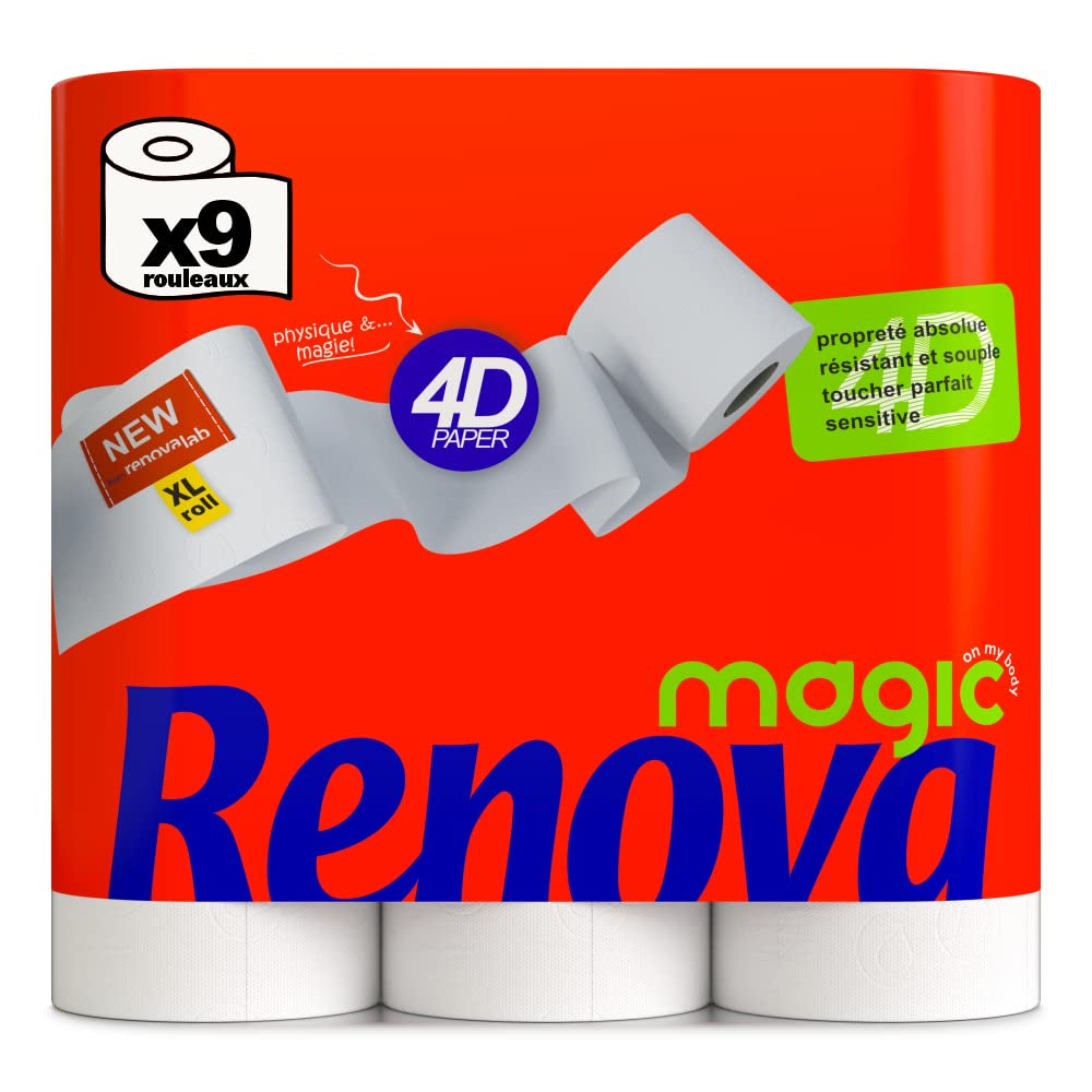 Renova toalettpapper - 9 rullar