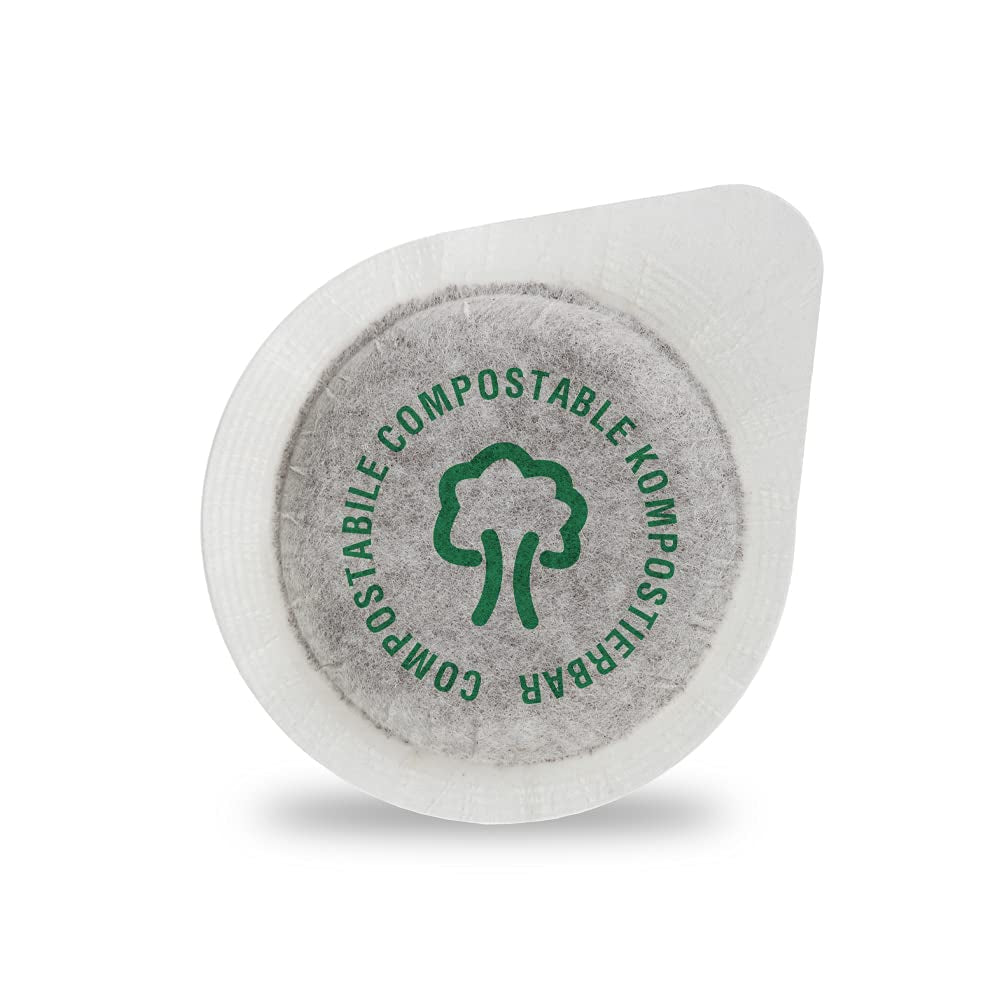 Caffè Borbone Kompostierbare Kaffeepads, Gold-Kaffeemischung - 100 Pads - Kompatibel med ESE System Papier Pads 44 mm