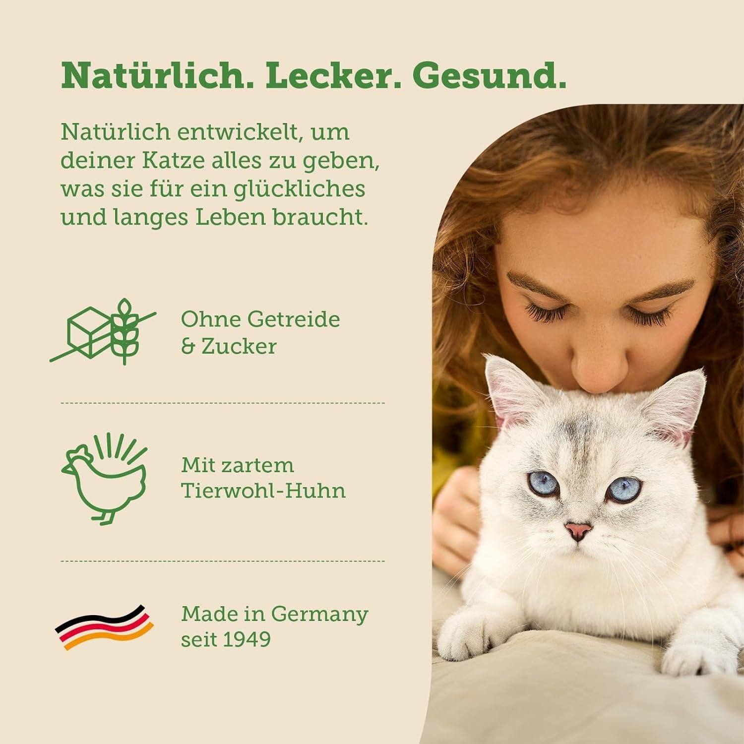 MERA Cats Nature Adult Tasty Mix Premium våtfoder för katter 12x85g | Sockerfri och spannmålsfri | Våtfoder för vuxna katter med hög kötthalt | Ekonomipaket