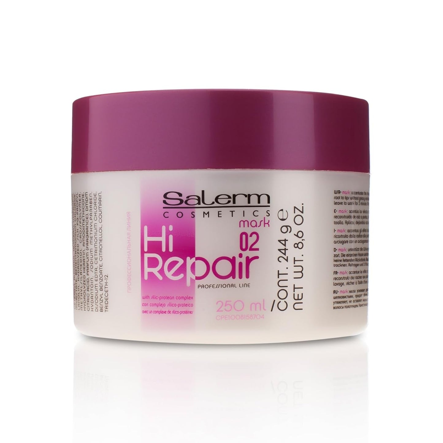 Hi Repair Mask 02 250 ml Naty Shop Hair Mask 250 Ml (1 förpackning)