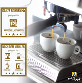 Café Crème Kaffeebohnen, würzig, kräftig, intensiv och gehaltvoll, Arabica och Robusta, Schweizer Trommelröstung, ganze Bohnen für Volllautomaten Schümli Royal 1 kg