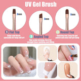 10 Stück Nagel-Art-Pinsel, Nagel-Gel-Nagellack-Malpinsel, Zeichenstift, Nagel-Liner-Pinsel Och Nagel-Dotting-Stift Für Gel-Nagellack, DIY, Maniküre, Salon Zu Hause