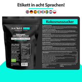 Ekologiskt kokossocker, karamellsmak, 1,5 kg sötningsmedel Naty Shop