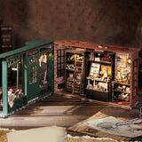 Magic Shop Dollhouse med dammskydd DIY Miniatyr Dollhouse Furniture Kit 1:24 Kreativ gåva för barn Tonåringar Födelsedagspresent