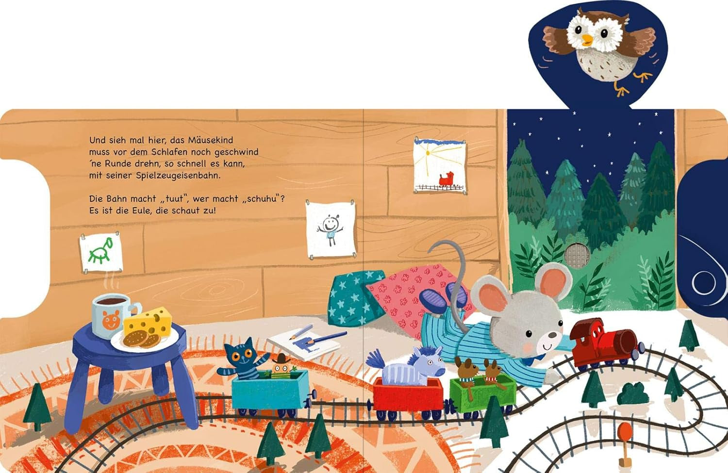 Shoo, shoo, nu sover du också!: Skjutreglage och 11 ljud | En innovativ bok med reglageljud för små över 18 månader Bebe Naty Shop Toys